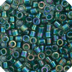 Miyuki Delica Size 11-  Dark Green AB