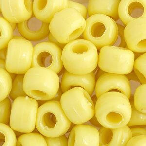 9MM Crow Bead Yellow